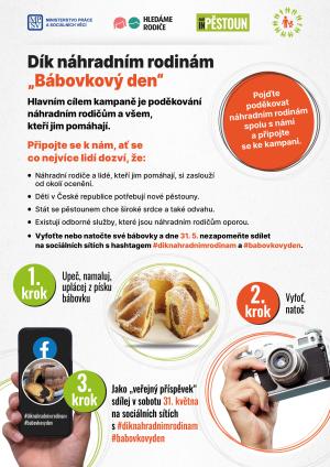 Dík náhradním rodinám "Bábovkový den" 1