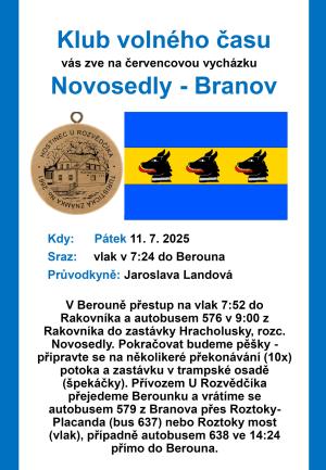 Červencová vycházka: Novosedly - Branov 1