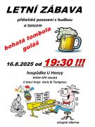 POZOR ZMĚNA: Letní zábava od 19:30 1