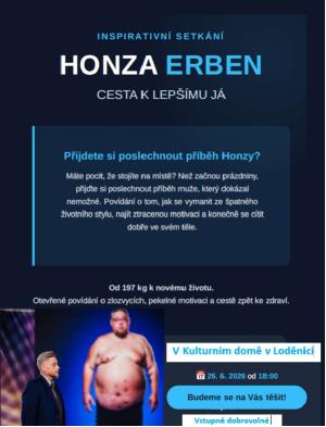 Inspirativní setkání: Honza Erben ...cesta k lepšímu já 1