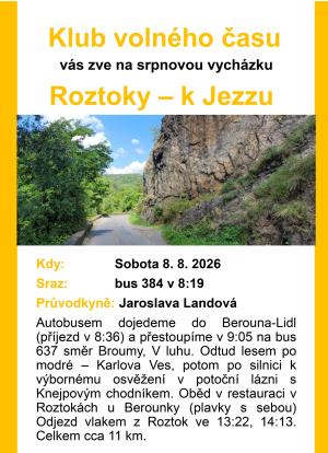 Августовская прогулка: Розтоки - к Иезу — Клуб Лодениці, Loděnice
